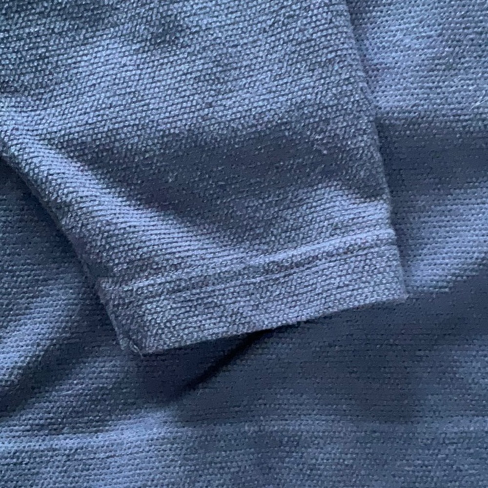Men's Navy Blue Long Sleeve Shirt - Picture 5 of 5